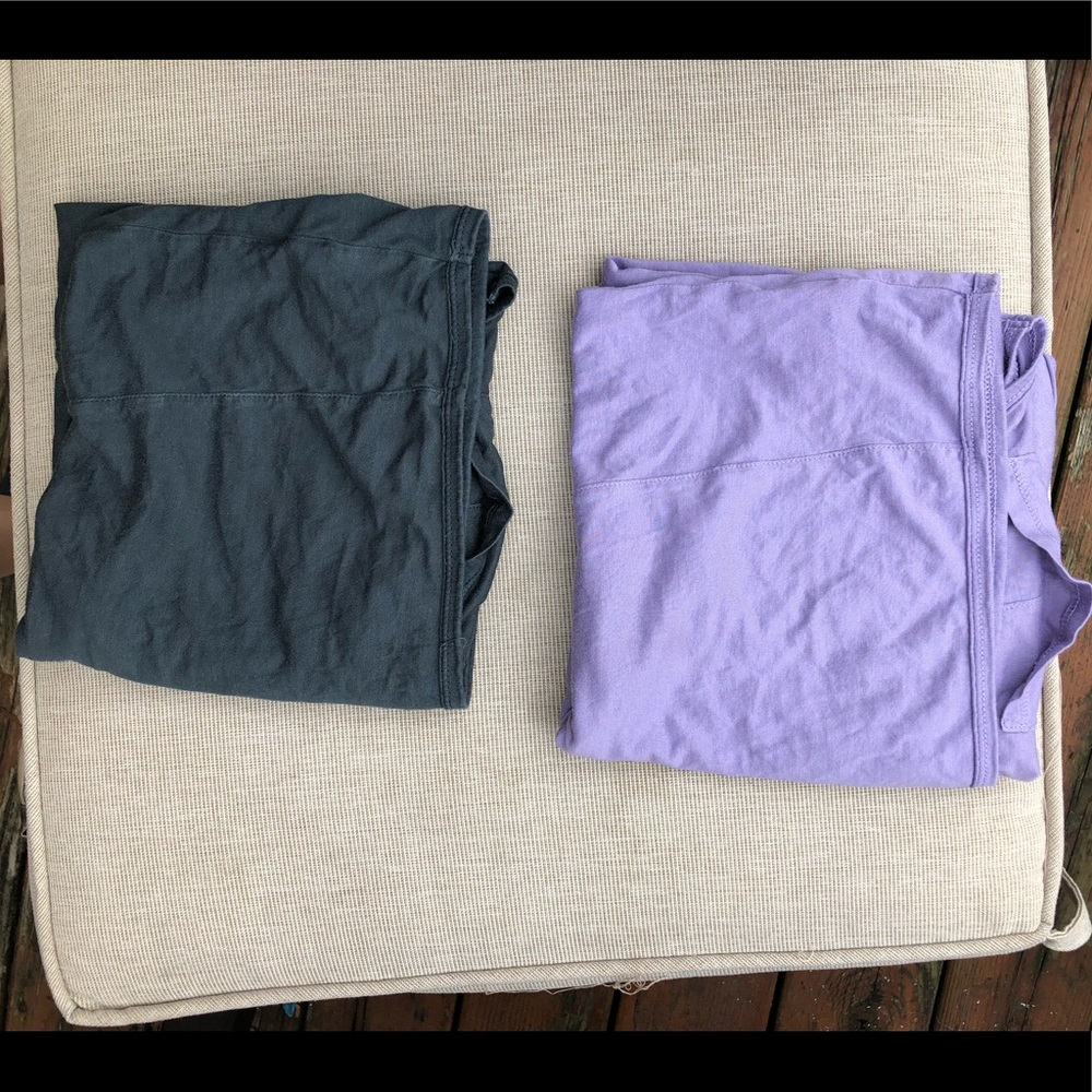 Aritzia Racerback Cotton Tanks- XS / S - Loose fit